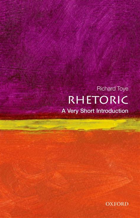 Rhetoric A Very Short Introduction Oxford University Press