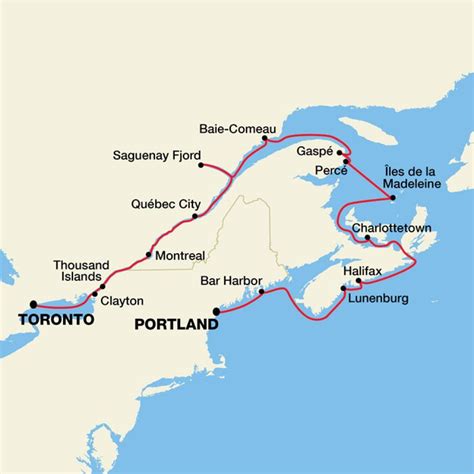 Canadian Maritimes And St Lawrence Seaway Cruises Usa River Cruises