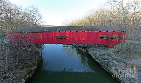 Narrows Covered Bridge Photograph By Steve Gass