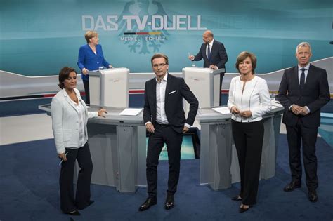 Tv Duell Angela Merkel Vs Martin Schulz Die Besten Bilder Der Spiegel