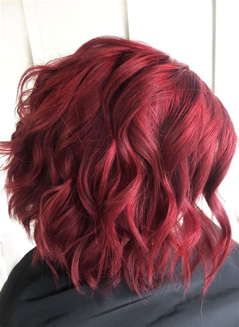 Pin By Birte Koch On Haare Und Beauty Ruby Red Hair Red Hair Long