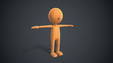 D Model Low Poly Game Ready Stickman Rigged Vr Ar Low Poly Cgtrader Hot Sex Picture
