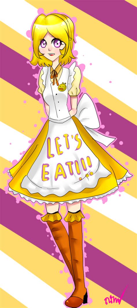 Chica Human By Natchatrolling On Deviantart