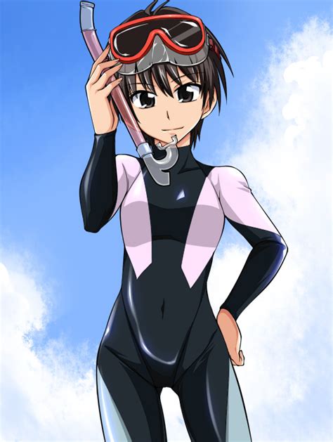 Makoto Kikuchi In Wetsuit Video Games Girls Anime Full Body Suit