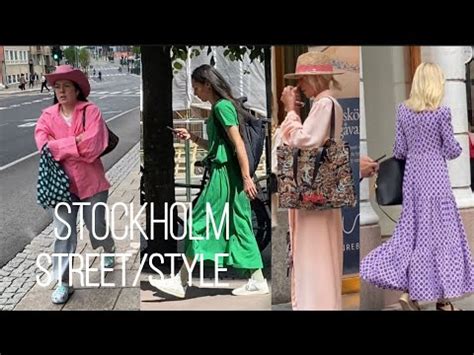 What Are People Wearing In Stockholm Summer Street Fashion Episode Olga Lady Club Youtube