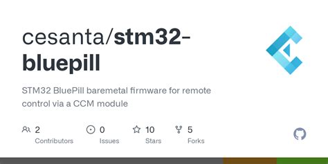 GitHub Cesanta Stm32 Bluepill STM32 BluePill Baremetal Firmware For