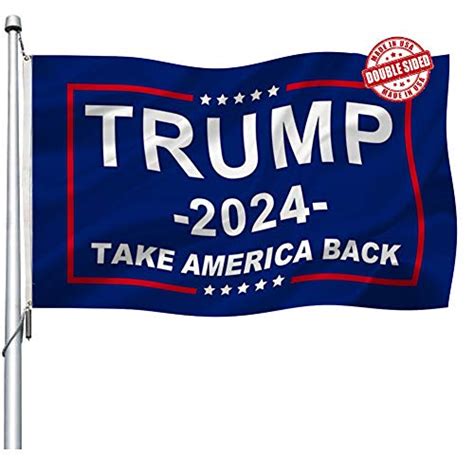 trump 2024 flag double sided 3x5 outdoor donald trump take america back flags banner heavy duty