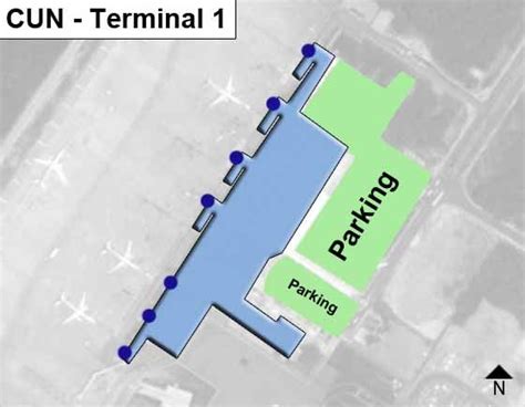 Cancun Cun Airport Terminal Map