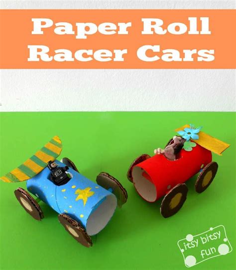 Toilet Paper Roll Car Crafts