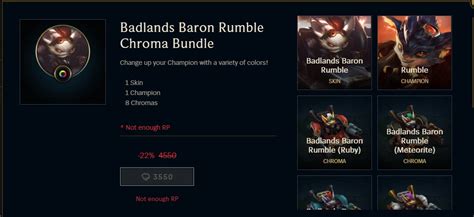 Surrender At Badlands Baron Rumble Chroma Now Available