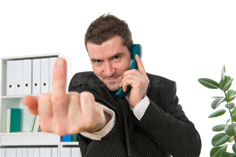Angry Businessman Stock Photo Image Of Corporate Folder 36821818