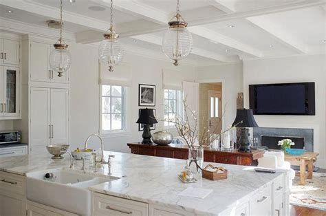 Maybe you would like to learn more about one of these? DOUBLE Farm sink in island- like faucets. Pretty design ...
