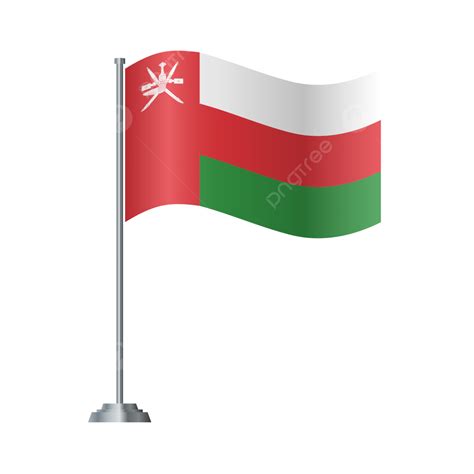 Gambar Bendera Oman Oman Bendera Negara Png Dan Vektor Dengan
