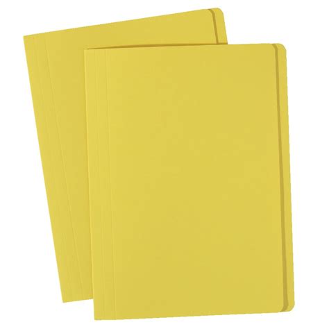 Avery A4 Manila Folder Yellow 100 Pack Officeworks