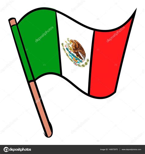 Bandera De Mexico Dibujo A Lapiz Kulturaupice