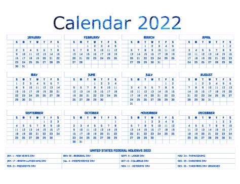 Calendar 2022 Png Free Download Png All Riset