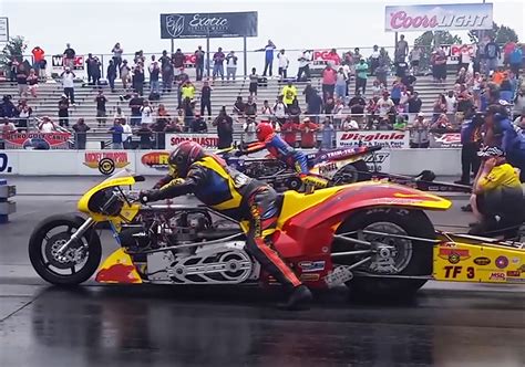 Great bikes with great motors.of course its japanese so what would you expect. Video: The First Side-By-Side 5-Second Top Fuel Bike Pass ...