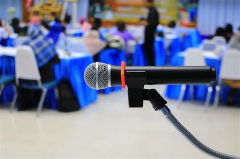 Premium Photo Close Up Of Microphone