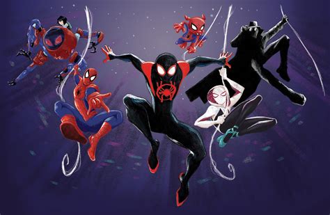 Into The Spider Verse 2 Art Wallpaper Hd Movies 4k