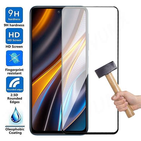 9d tempered glass for xiaomi poco x3 nfc x4 gt m4 pro m5 c3 screen protector redmi note 11 12