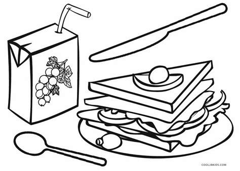 Free Printable Food Coloring Pages For Kids