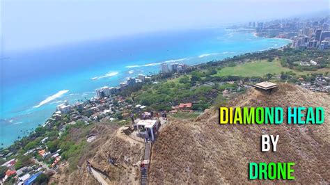 Honolulu Hawaii Drone Diamond Head Hike Dji Phantom 3 Drone 4k