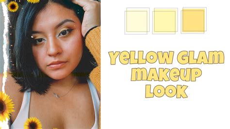 Yellow Glam Makeup Look Youtube