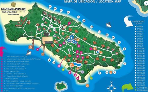 Resort Map Cayo Levantado Resort Samana Dr