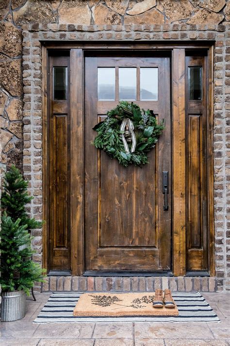 Quick ship front and exterior mahogany wood doors made with euro technology available in stock. 37 Best Farmhouse Front Door Ideas and Designs for 2021