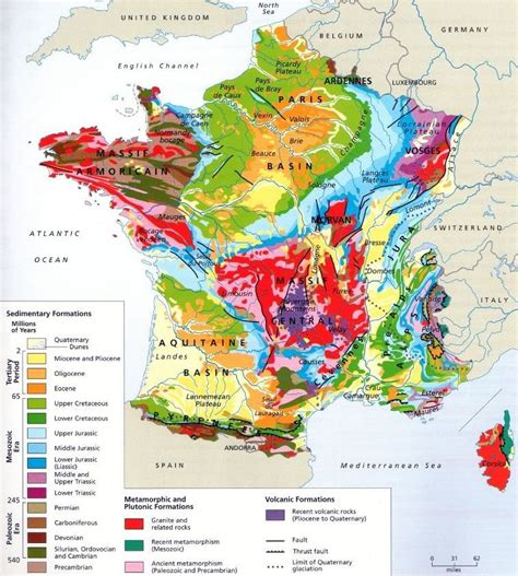 Geological Map Of France Download Scientific Diagram