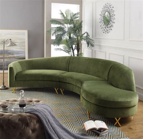Small Curved Sectional Sofa Couch Ideas On Foter