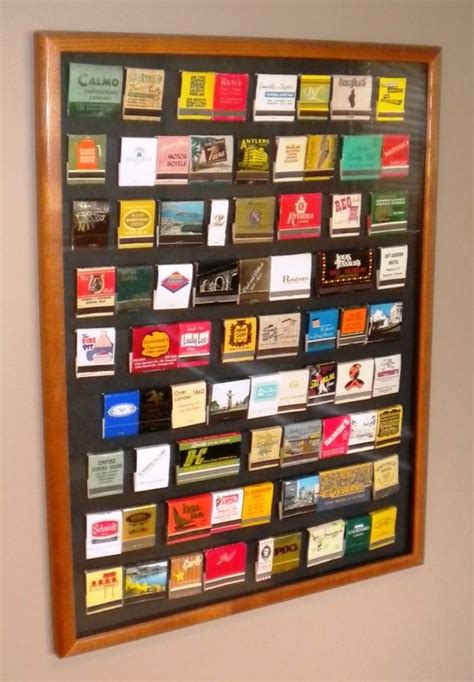 Matchbook Display Case 48 Books Curio Display Cases Displaying