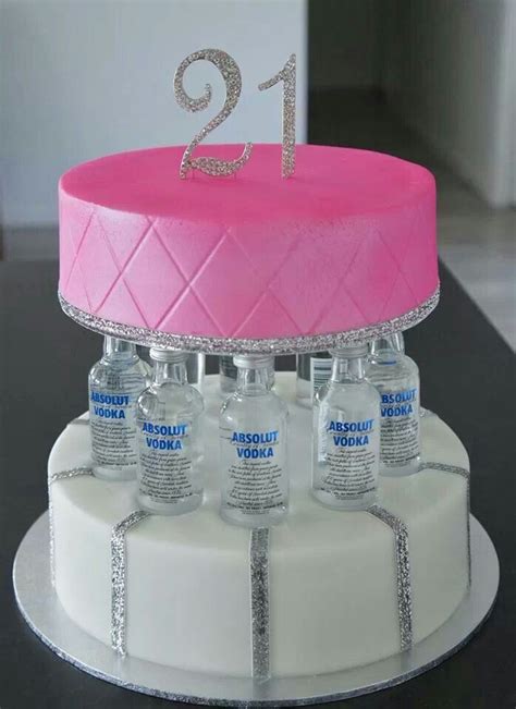 Pin by Erica Ackerman on Food and Drinks :) | Cool birthday cakes, 21st