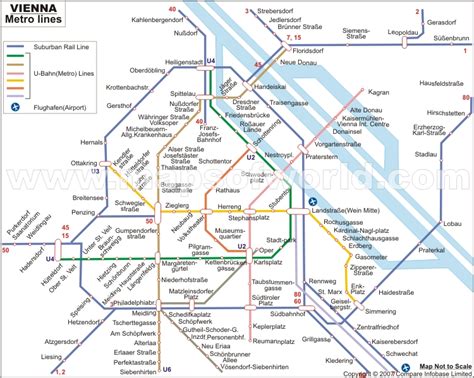 Vienna Metro Map Subway