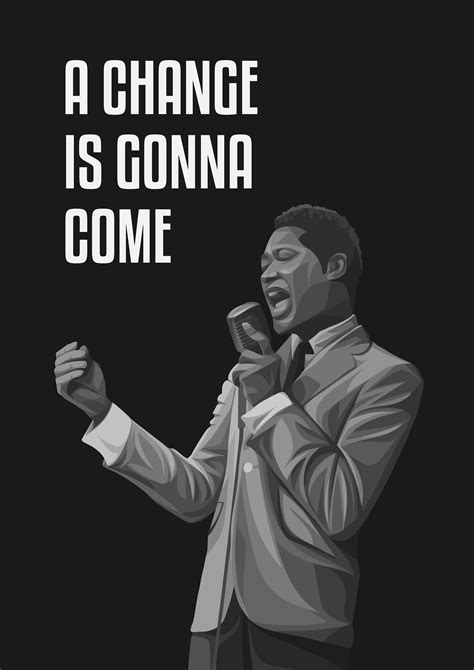 Sam Cooke A Change Is Gonna Come Art Print Etsy
