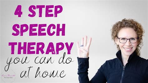 How To Do Speech Therapy At Home 4 Simple Steps Youtube