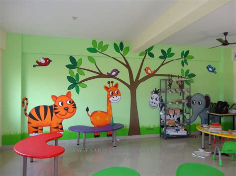 Classroom Wall Painting Ideas For Preschool Painting Art Painting Art
