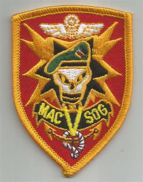 Mac V Sog Military Patch Military Assist Command Vietnam Studies Oper