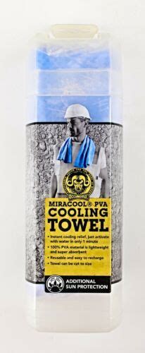 Miracool Cooling Towel Heat Relief Reusable Chill Cool Towel 931