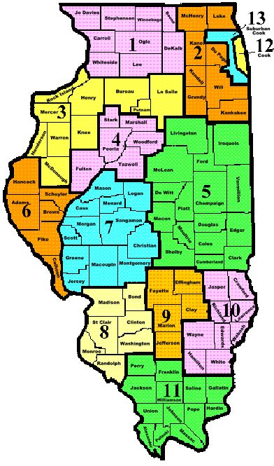 Illinois Area Agencies On Aging Map