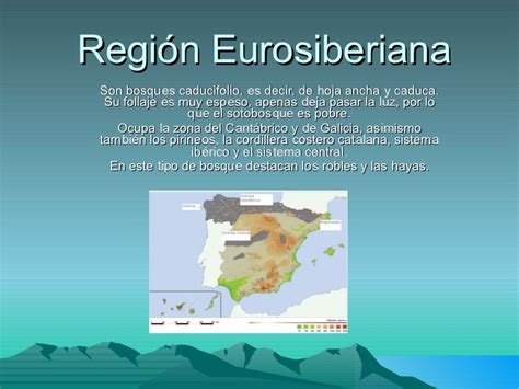 Tema 6 Las Regiones Biogeográficas De España