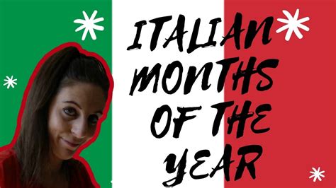 Learn The Months Of The Year In Italian Mesi Dellanno In Italiano