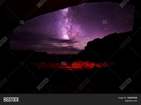False Kiva Milky Way Image And Photo Free Trial Bigstock