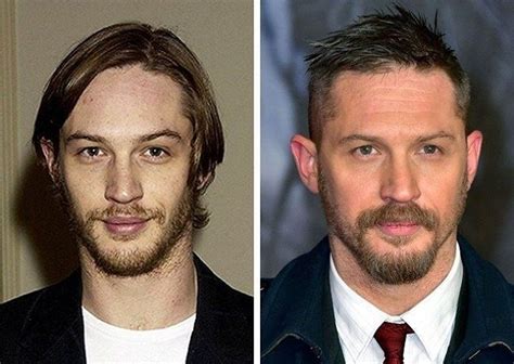 😍😍 Regram Celebface Then And Now Tomhardy Tom Hardy Top Stylist