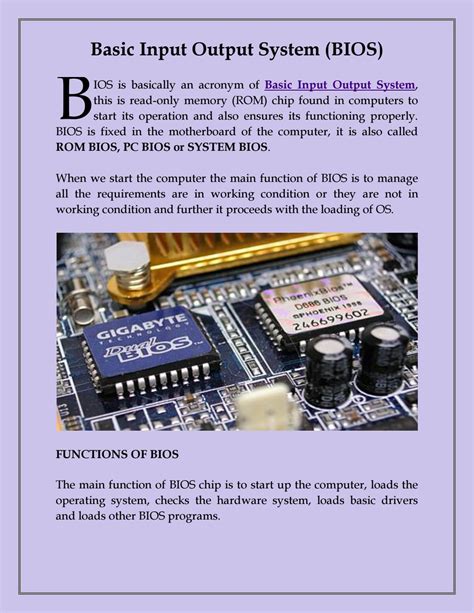 Basic Input Output System Bios By Eiratekindia Issuu