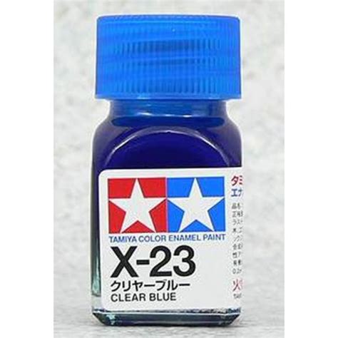 Tamiya 田宮 油性 X 23 亮光 透明藍 Clear Blue 10ml 超作工具販店