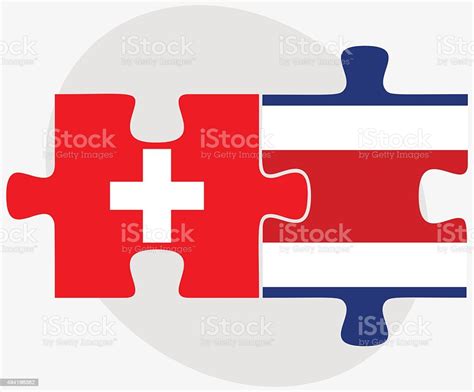 Ilustración De Banderas De Suiza Y De Costa Rica Y Más Vectores Libres