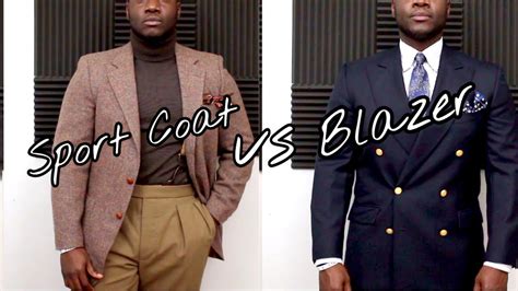 Sport Coat Vs Blazer What Are The Differences Youtube