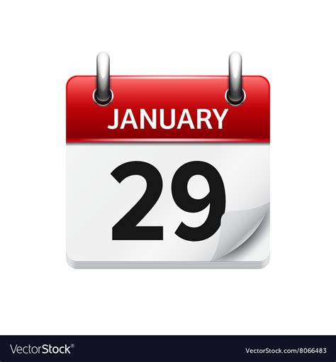 Tencent alumnus aims to turn futu into china's charles schwab, even as it lands in robinhood's 'nerd vs wall street' dow rallies as house clears way for stimulus; January 29 flat daily calendar icon Date Vector Image