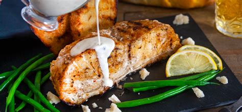 Grilled Chilean Sea Bass With Grilled Bread And Cider Cream Sauce Recipe
